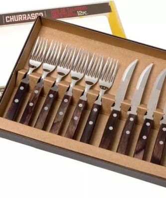 Ensemble de couverts à steak Tramontina Churrasco 12 pièces, 21199-903