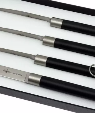 Forge de Laguiole, T4BRASSPC Café Bras steak knife set