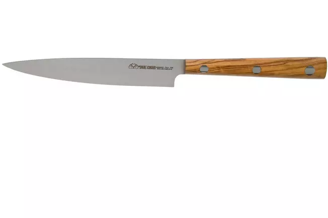 Couteau à steak Due Cigni Hakucho 12 cm, bois d'olivier