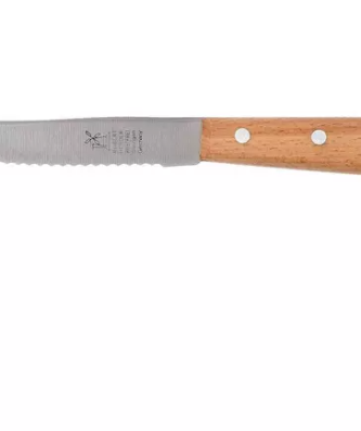 Robert Herder couteau à steak droit classique hêtre rouge acier inoxydable