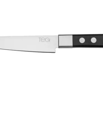 Maserin TEGI 2500-12PN couteau à steak noir, 12 cm