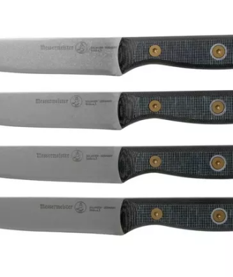 Messermeister Custom 8684-5-4S ensemble de 4 couteaux à steak