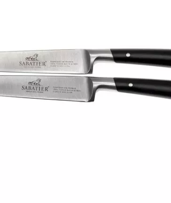 Lion Sabatier Edonist set de 2 couteaux à steak, noir, 808280