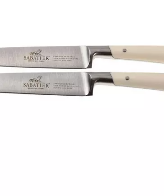 Lion Sabatier Edonist Perle set de 2 couteaux à steak, blanc, 808281