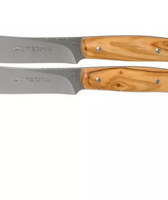 Viper Costata ensemble de couteaux à steak en bois d'olivier 2 pièces, VT7502-02UL