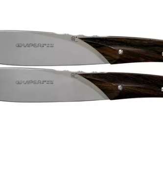 Viper Fiorentina ensemble de couteaux à steak en bois de ziricote 2 pièces, VT7500-02ZI