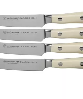 Wüsthof Classic Ikon Crème ensemble de 4 couteaux à steak, 1120460401