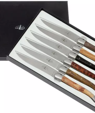 Forge de Laguiole, T62MINBOISSAT, mat de 6 essences de bois