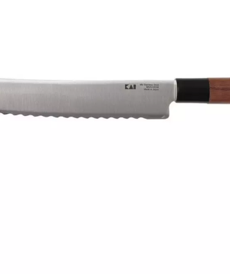 Couteau à pain Kai Seki Magoroku Séquoia 0225B 22,5 cm