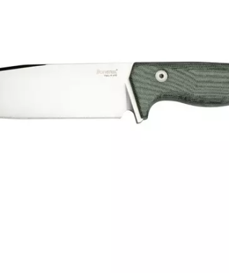 Couteau fixe Lionsteel T6 Satin, Black Canvas Micarta T6-CVB