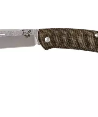 Benchmade Proper 319 Canvas Micarta Slipjoint couteau de poche
