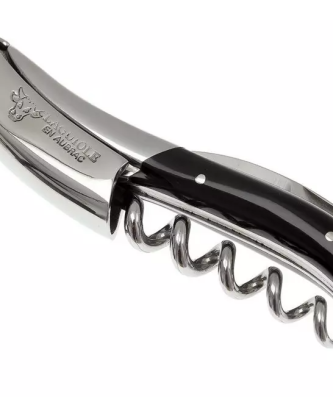 Laguiole en Aubrac Couteau sommelier corne de buffle