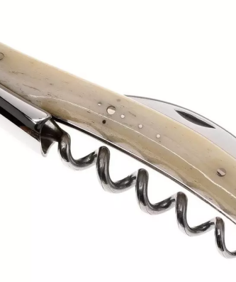 Sommelier sommelier Forge de Laguiole SOMX1OS, poli, os blanc