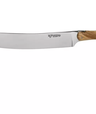 Laguiole en Aubrac sabre à champagne bois d'olivier