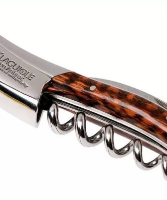 Couteau de sommelier Laguiole en Aubrac Amourette polie, SOM99AMI-LSI1