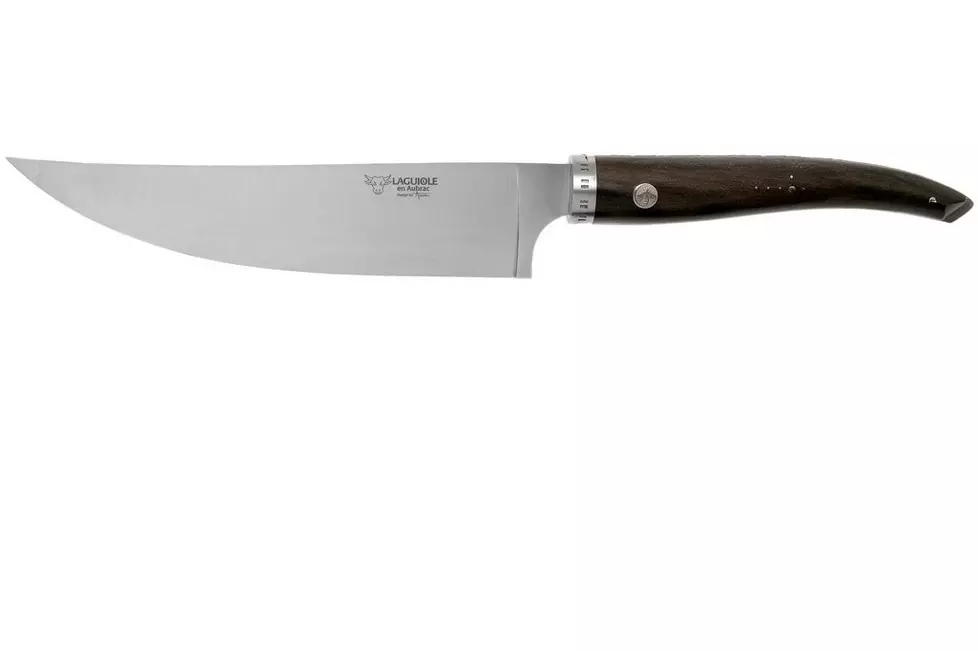 Laguiole en Aubrac Gourmet CGO20EBI couteau de chef ébène 20 cm