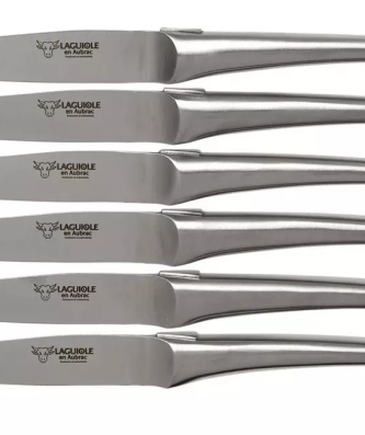 Laguiole en Aubrac Monobloc 6MC99XXI Coffret 6 couteaux steak