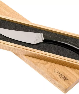 Laguiole en Aubrac Le Buron couteau à fromage ébène, KMF99EBI