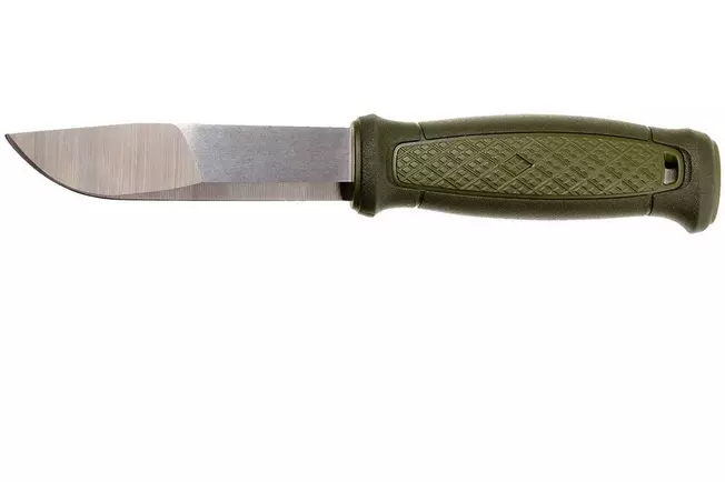 Couteau de bushcraft Mora Kansbol 12634 avec étui, vert