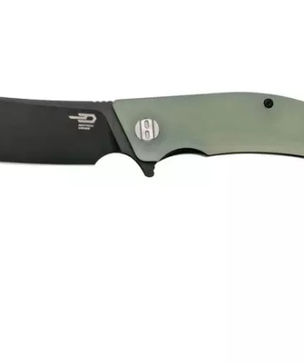 Bestech Cubis BG42E Stonewashed & Satin, Jade G10, couteau de poche