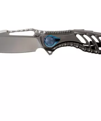 Rike Thor 6 Dark Grey Titanium, couteau de poche intégral