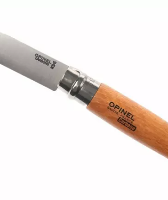 Couteau de poche Opinel n°12, acier carbone, longueur lame 12 cm