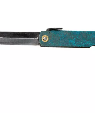 Couteau de poche Higonokami 7,7 cm HIGO153, Acier papier blanc