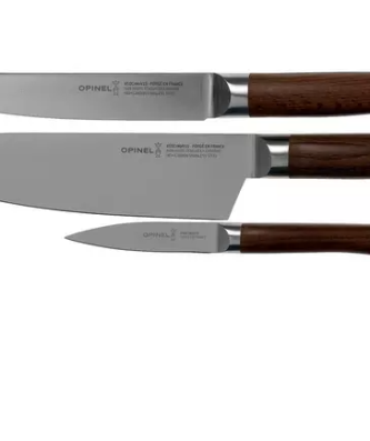 Opinel Les Forgés 1890 three-piece knife set, 002292