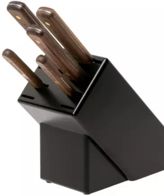 Ensemble de 5 couteaux Ontario Old Hickory incl. bloc à couteaux, 7220