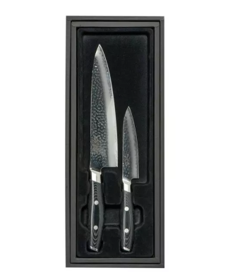 Yaxell Tsuchimon 36751, coffret cadeau 2 pièces couteau de chef et couteau utilitaire