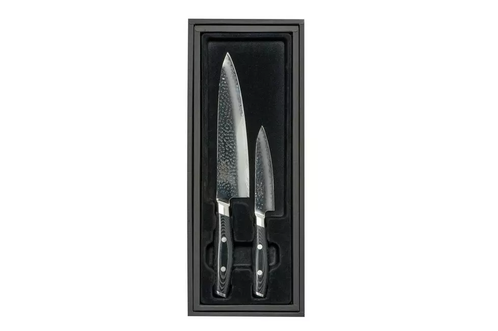 Yaxell Tsuchimon 36751, coffret cadeau 2 pièces couteau de chef et couteau utilitaire
