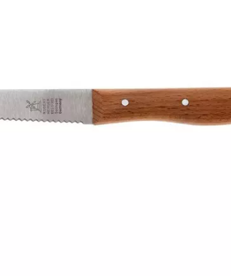 Robert Herder couteau à légumes dentelé inox, hêtre