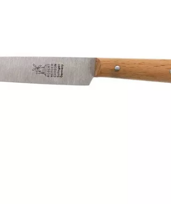 Robert Herder couteau à éplucher droit classique, hêtre rouge, 8,5 cm