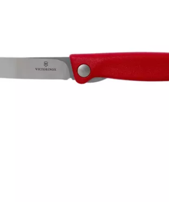 Victorinox SwissClassic couteau à légumes pliable rouge, 6.7801.FB