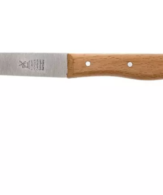 Robert Herder couteau à éplucher droit classique, hêtre rouge, 8,5 cm