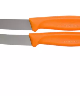 Couteaux à légumes Victorinox SwissClassic orange 8 cm, lot de 2, VT6-7606-L119B