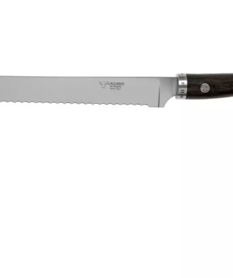 Laguiole en Aubrac Gourmet PGO25EBI couteau à pain ébène 25 cm