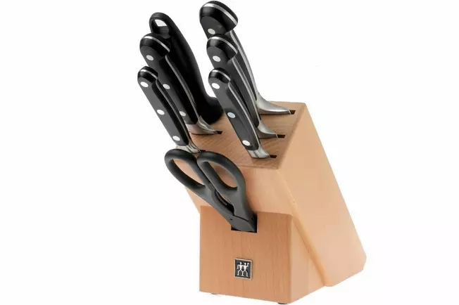 Zwilling JA Henckels Ensemble de 8 blocs de couteaux professionnels "S"