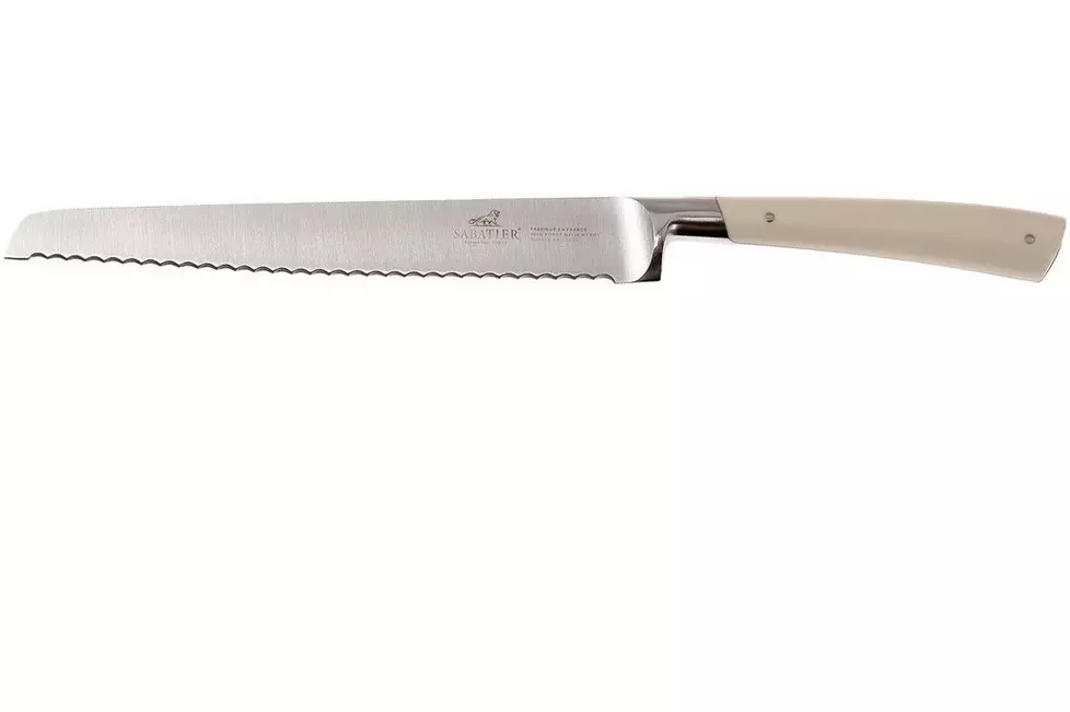 Lion Sabatier Edonist Perle couteau à pain 20 cm, blanc, 807181