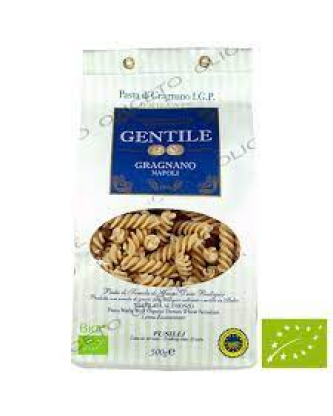 Bio Fusilli IGP Pâtes italiennes de blé dur bio 500g - Gentile, Gragnano