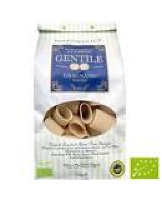 Bio Mezzi Paccheri Rigati IGP Nudeln aus italienischem Hartweizen 500 g Packung - Gentile, Gragnano