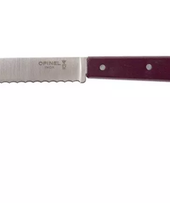 Couteau à éplucher dentelé Opinel N°113, violet