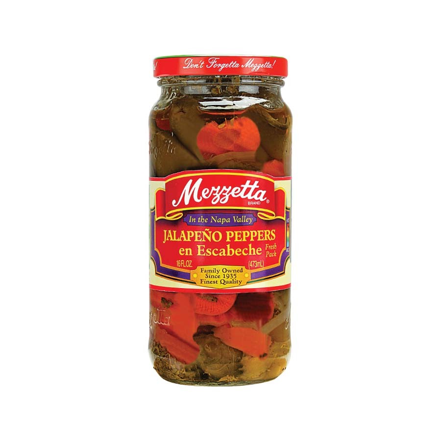 Hot Jalapeno Peppers Escabeche