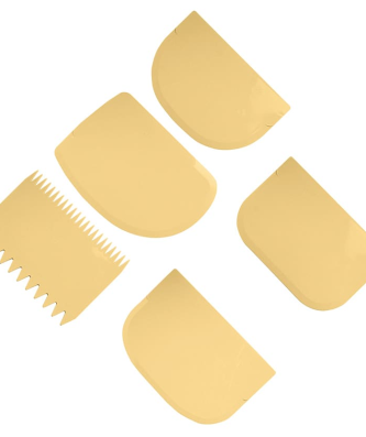 Jeu de 5 racloirs en plastique