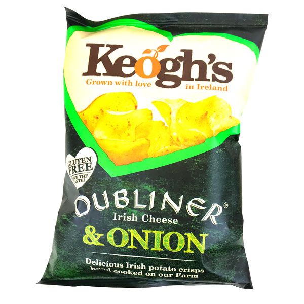 Keogh's Dubliner Irish Cheese & Onion Crisps