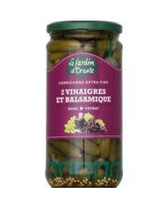 Cornichons extra fins 2 vinaigres et balsamique