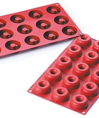 Moule silicone 15 mini donuts