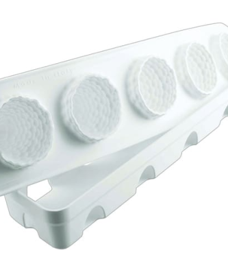 Moule silicone 5 framboises (ou mûres) 3D