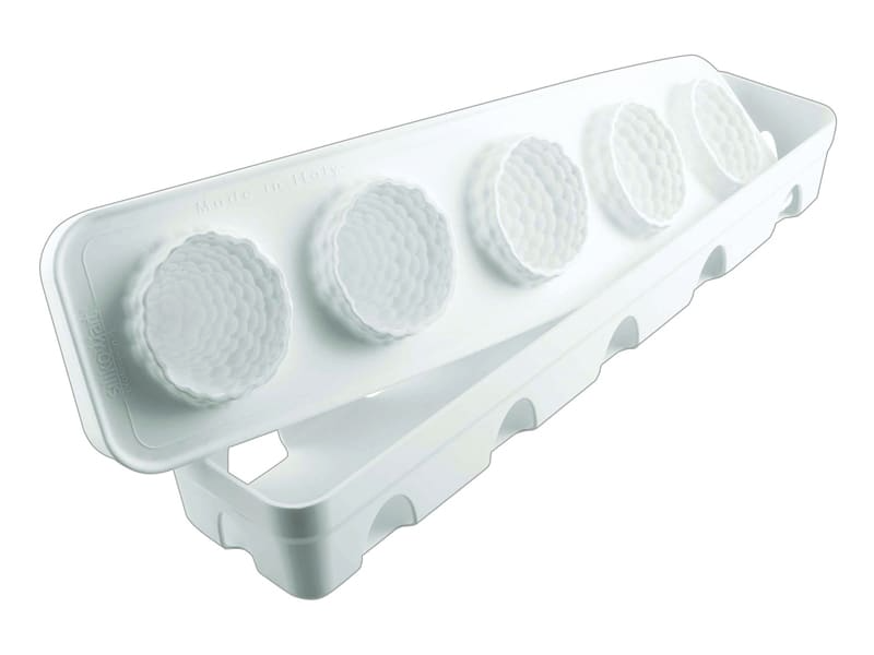 Moule silicone 5 framboises (ou mûres) 3D