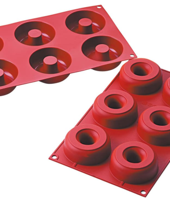 Moule silicone 6 donuts